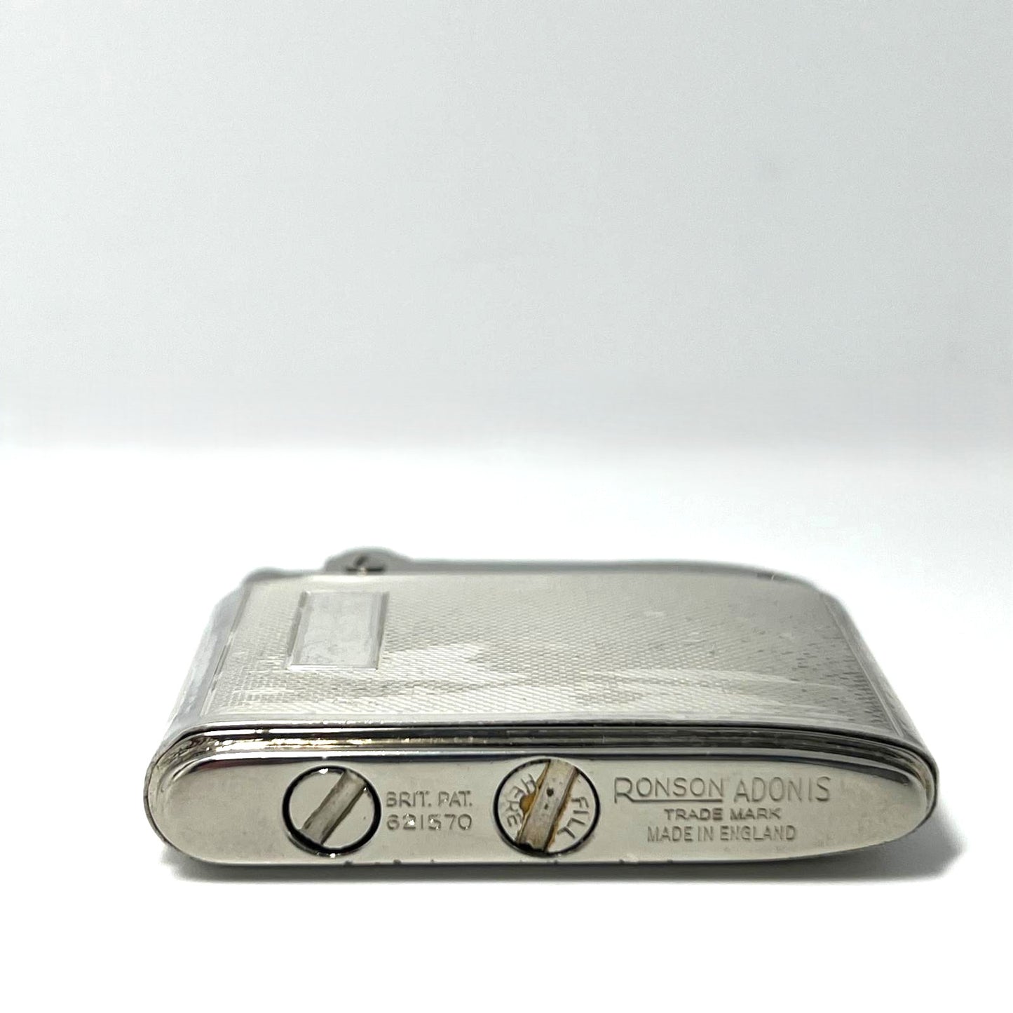 Ronson Adonis 835 Silber Benzinfeuerzeug 