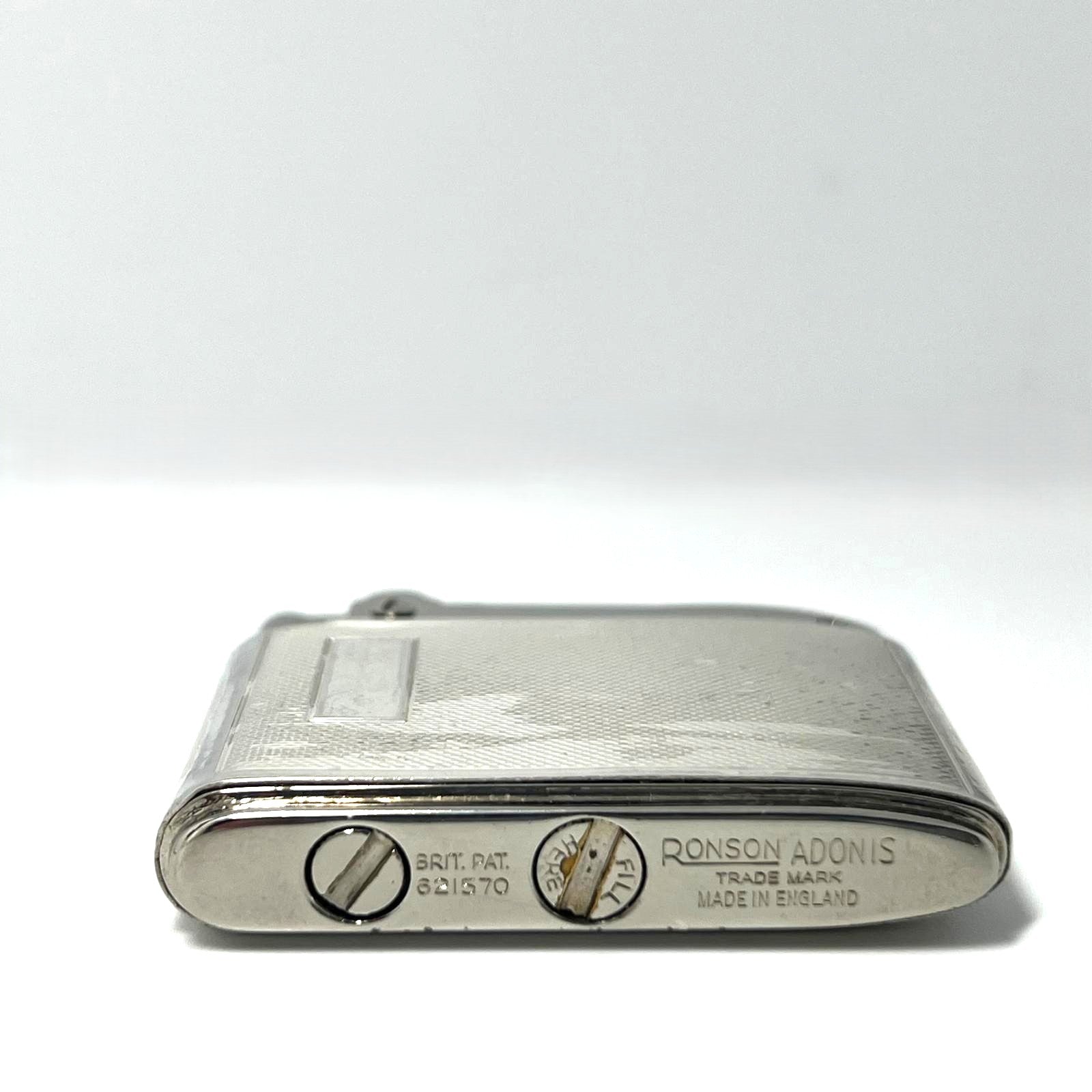 Ronson Adonis 835 Silber Benzinfeuerzeug 