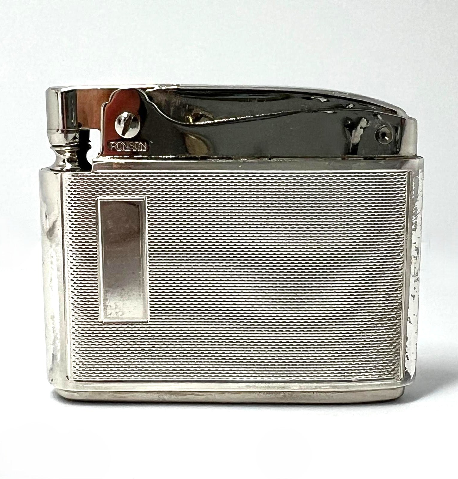 Ronson Adonis 835 Silber Benzinfeuerzeug 