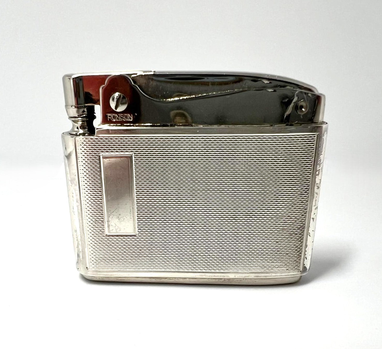 Ronson Adonis 835 Silber Benzinfeuerzeug 