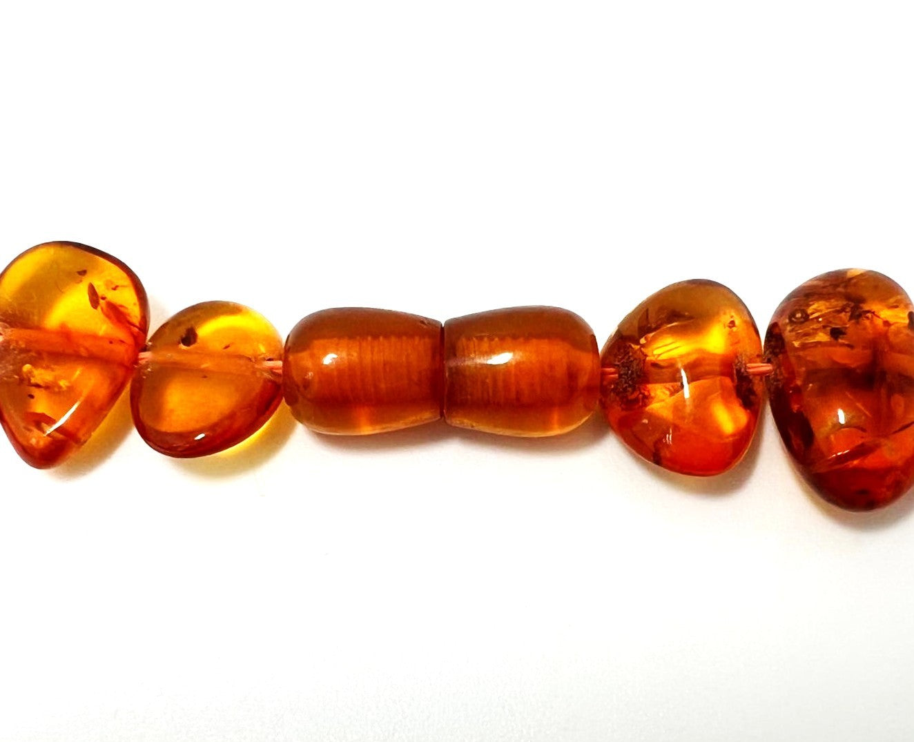 Vintage Cognac Bernstein Kette