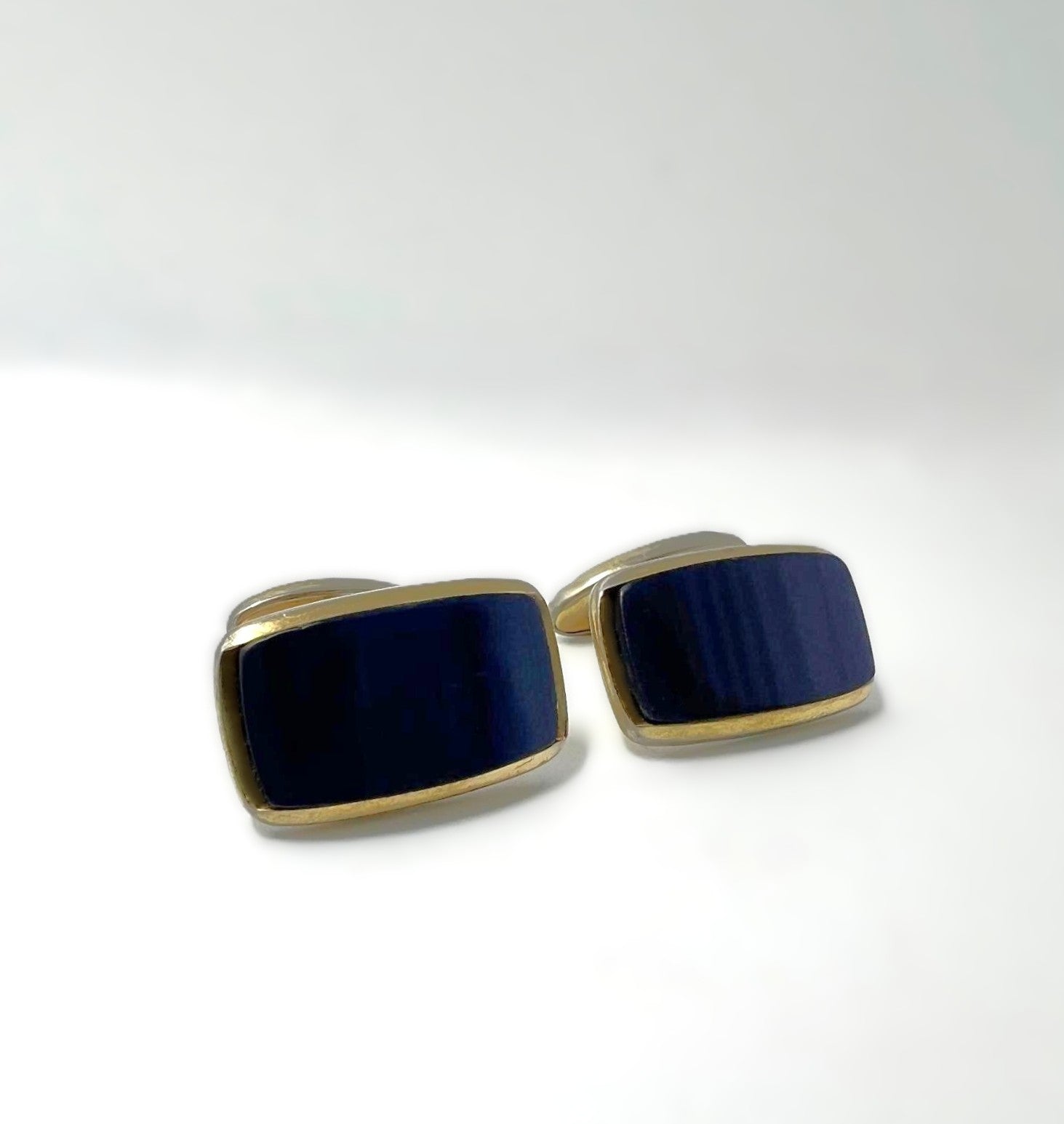 Manschettenknöpfe Blaues Tigerauge