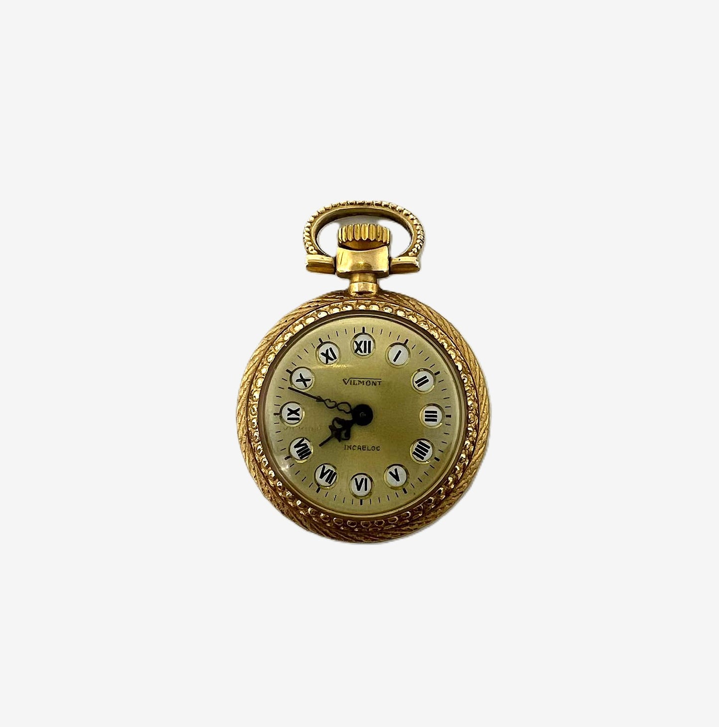 Vintage Vilmont Incabloc Damen‑Anhängeuhr