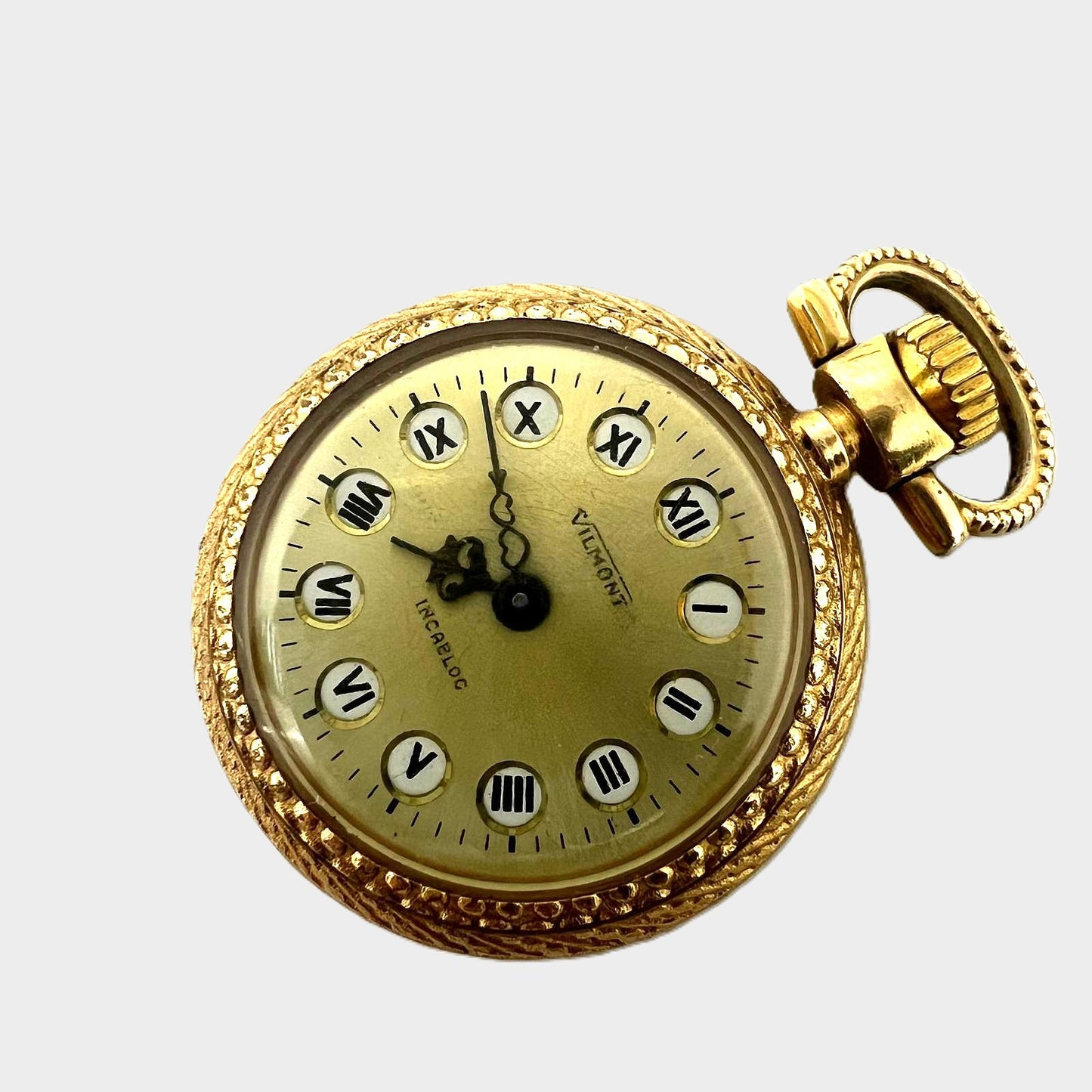 Vintage Vilmont Incabloc Damen‑Anhängeuhr