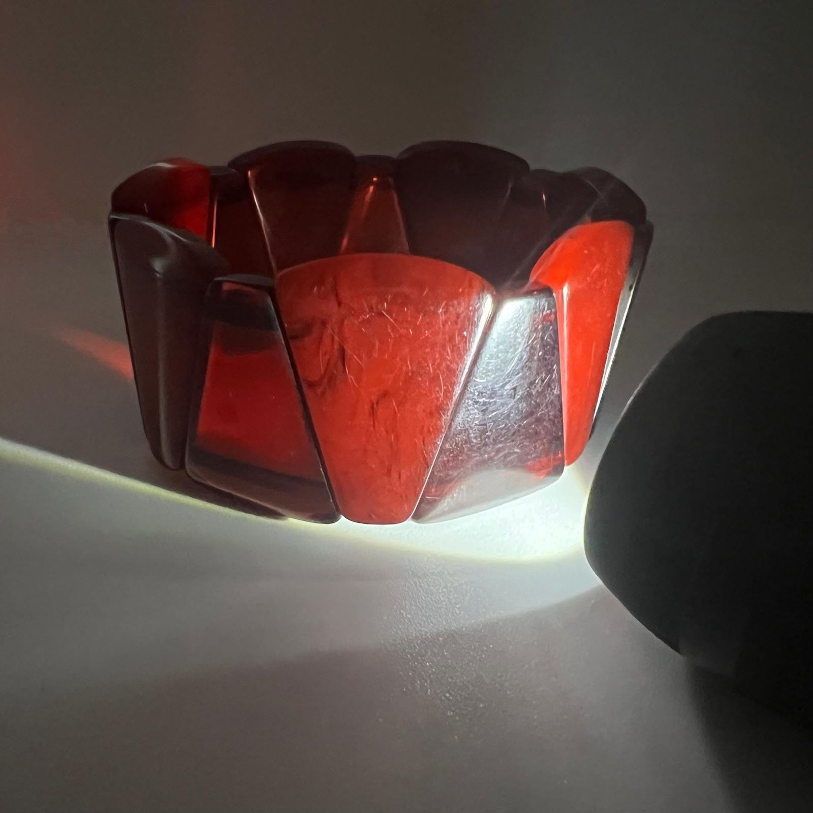 Vintage Cherry Amber Catalin Bakelite