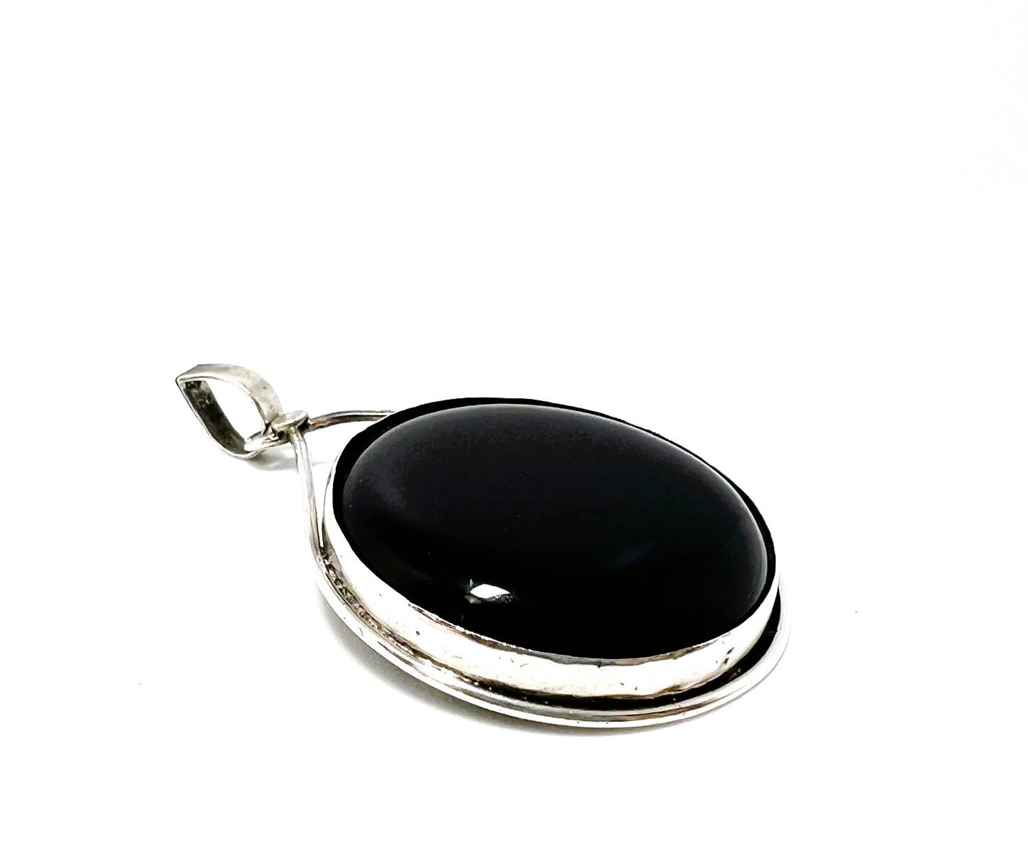 Großer Vintage Onyx-Anhänger 