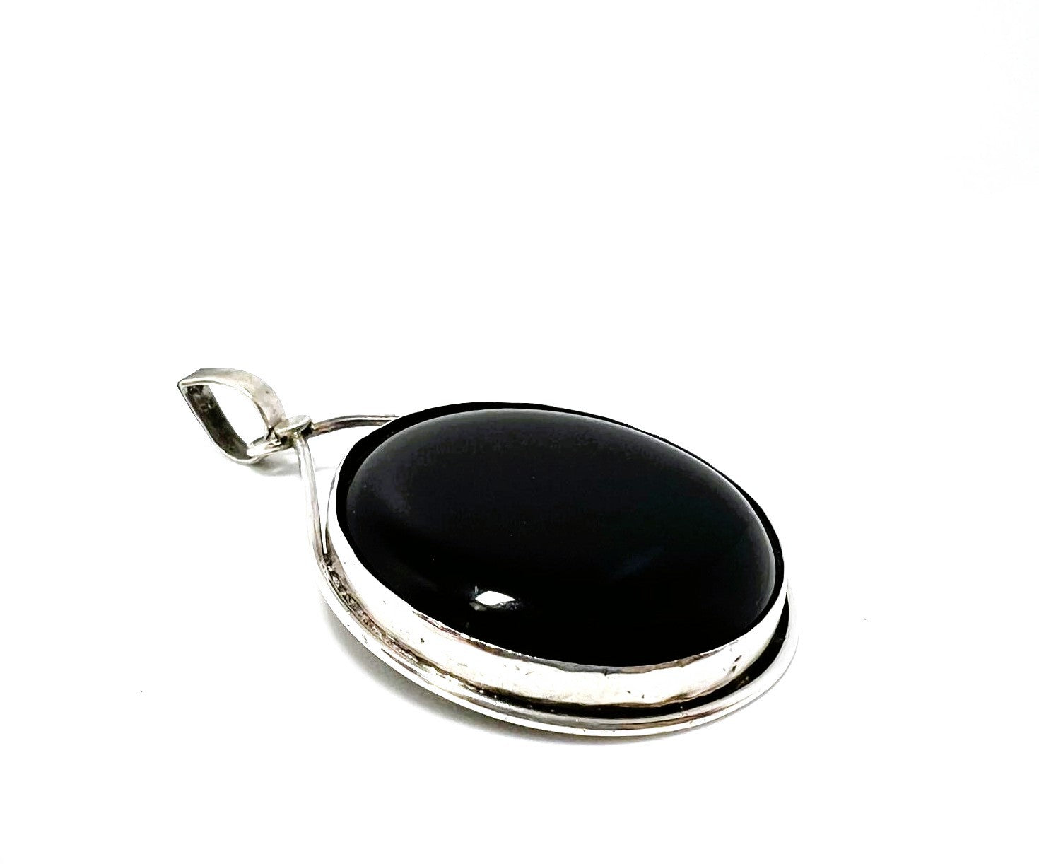 Großer Vintage Onyx-Anhänger 