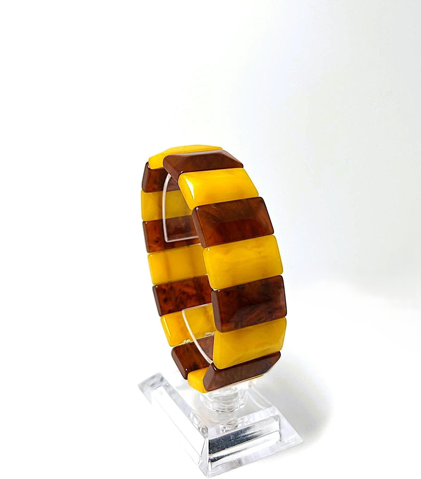 Vintage Bakelit/Catalin Stretcharmband