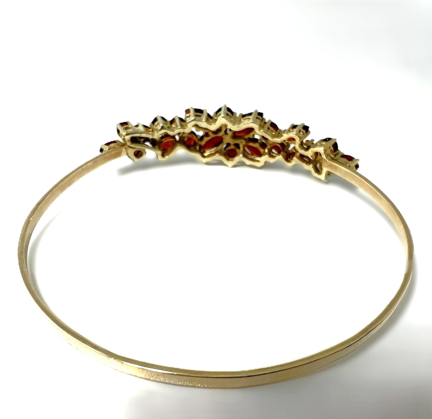  Granat-Armreif aus 333 Gold 