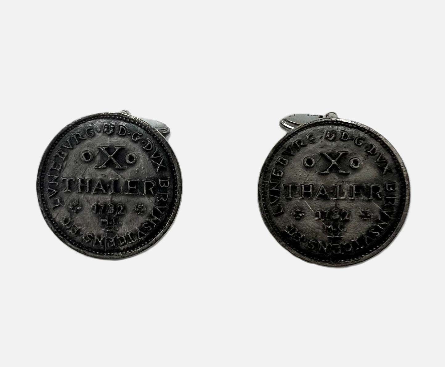  Manschettenknöpfe mit 1782 Thaler-Münzmotiv