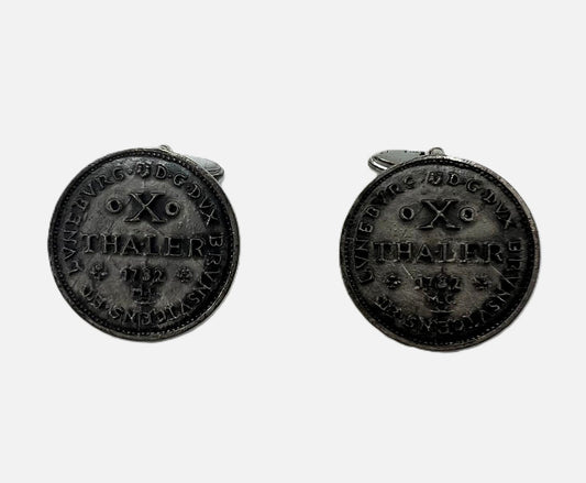  Manschettenknöpfe mit 1782 Thaler-Münzmotiv