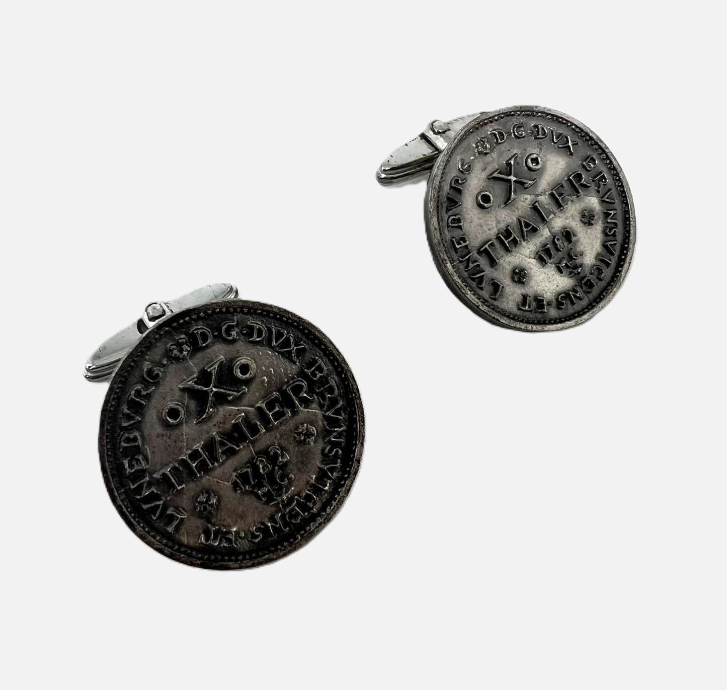  Manschettenknöpfe mit 1782 Thaler-Münzmotiv