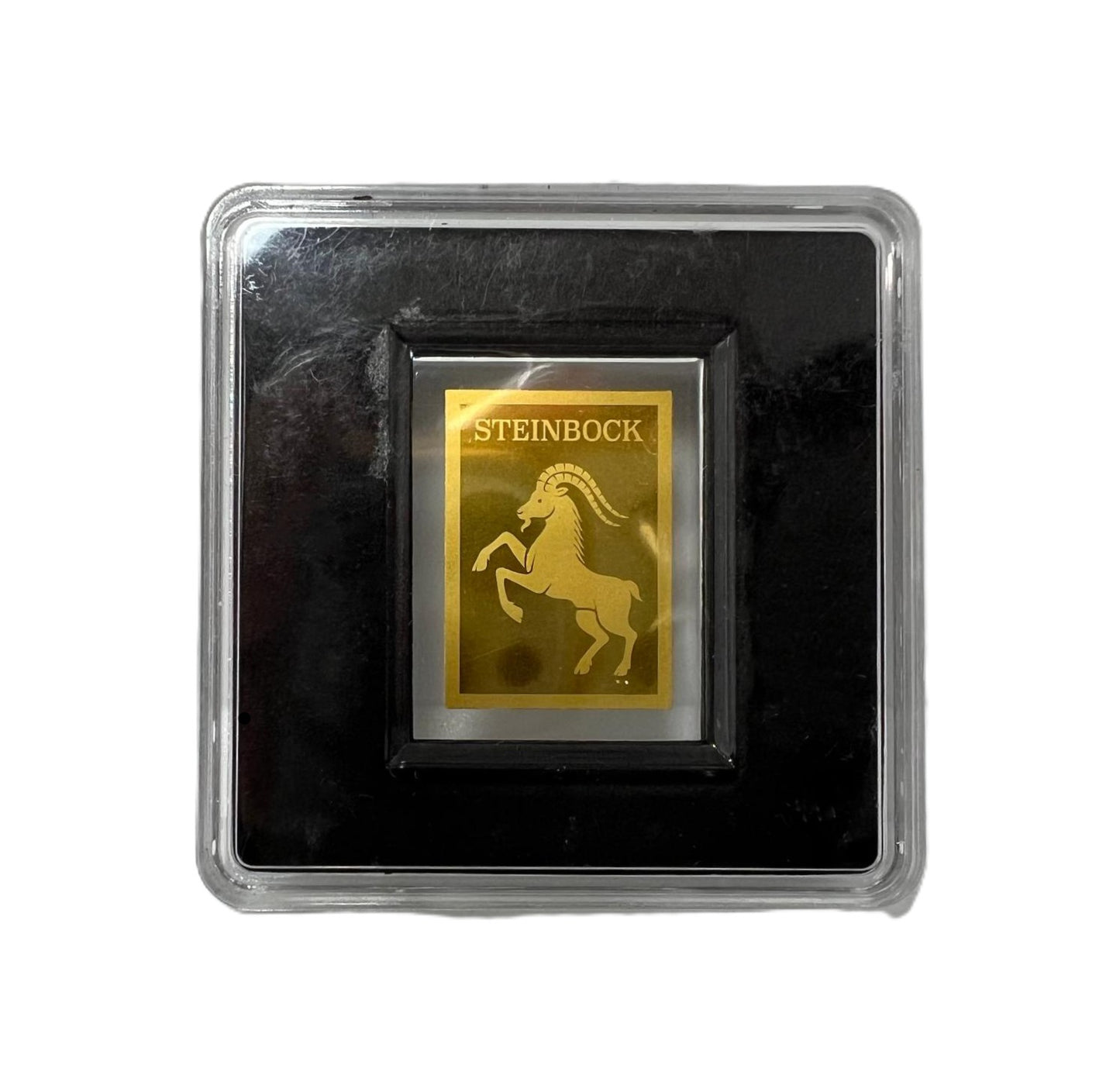 Steinbock Goldplättchen Feingold 999