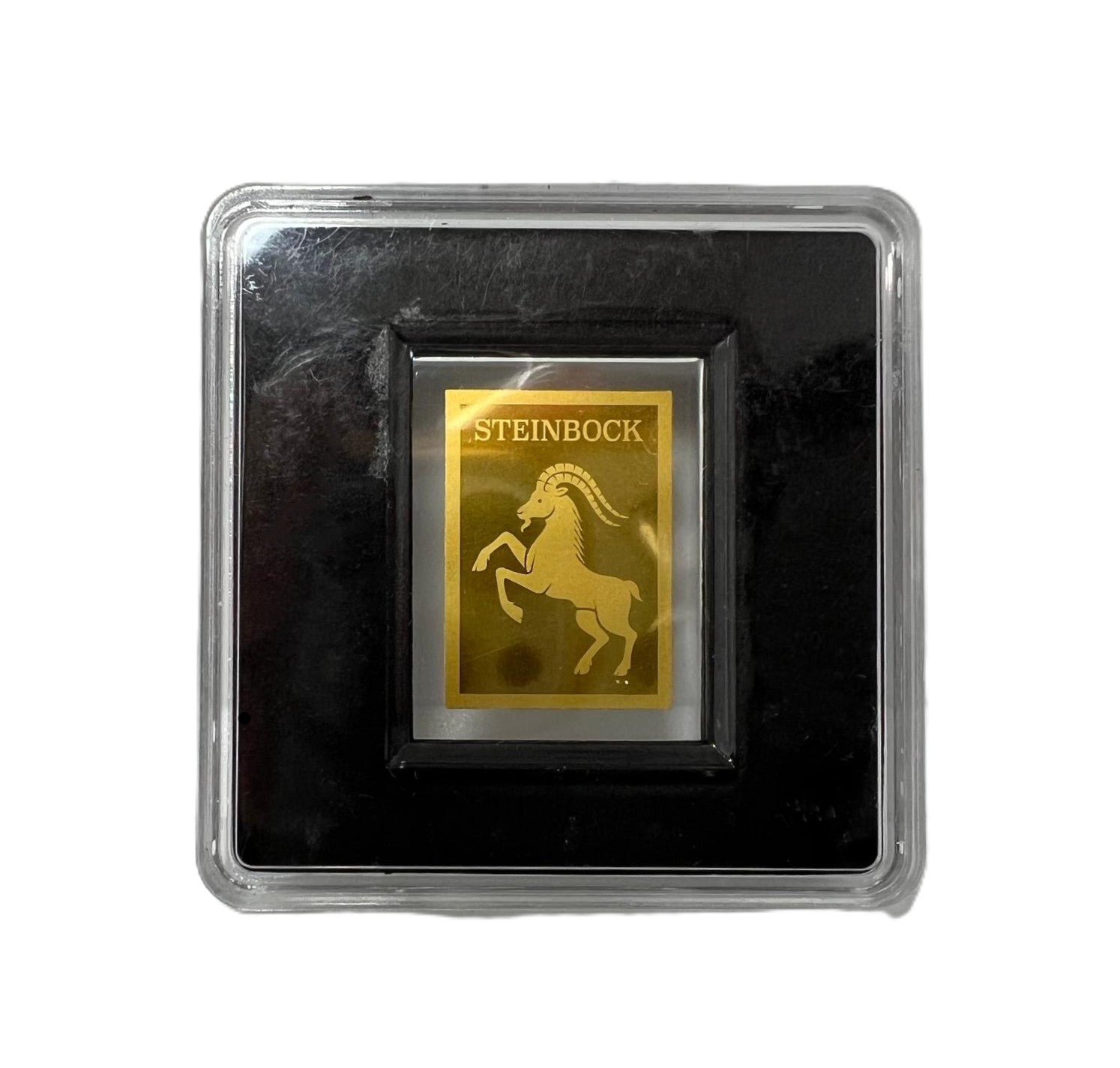 Steinbock Goldplättchen Feingold 999