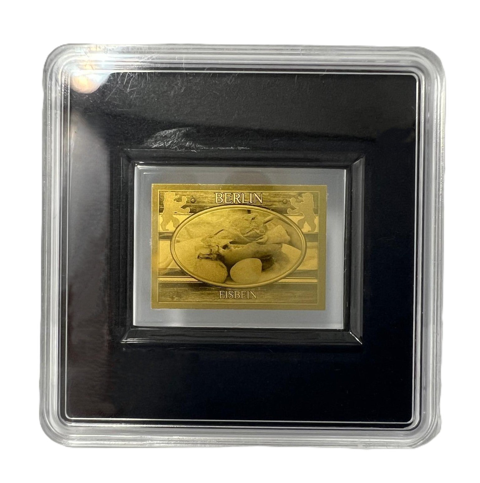 Berlin Eisbein Goldplättchen 999 Feingold