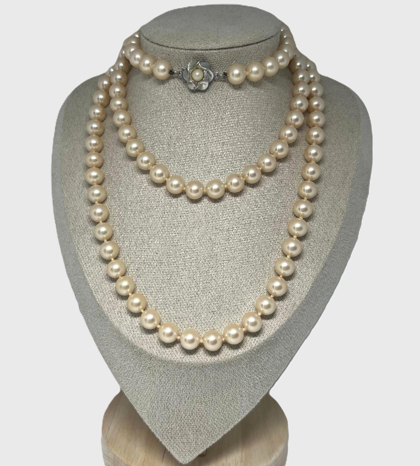 Lange Vintage Perlenkette