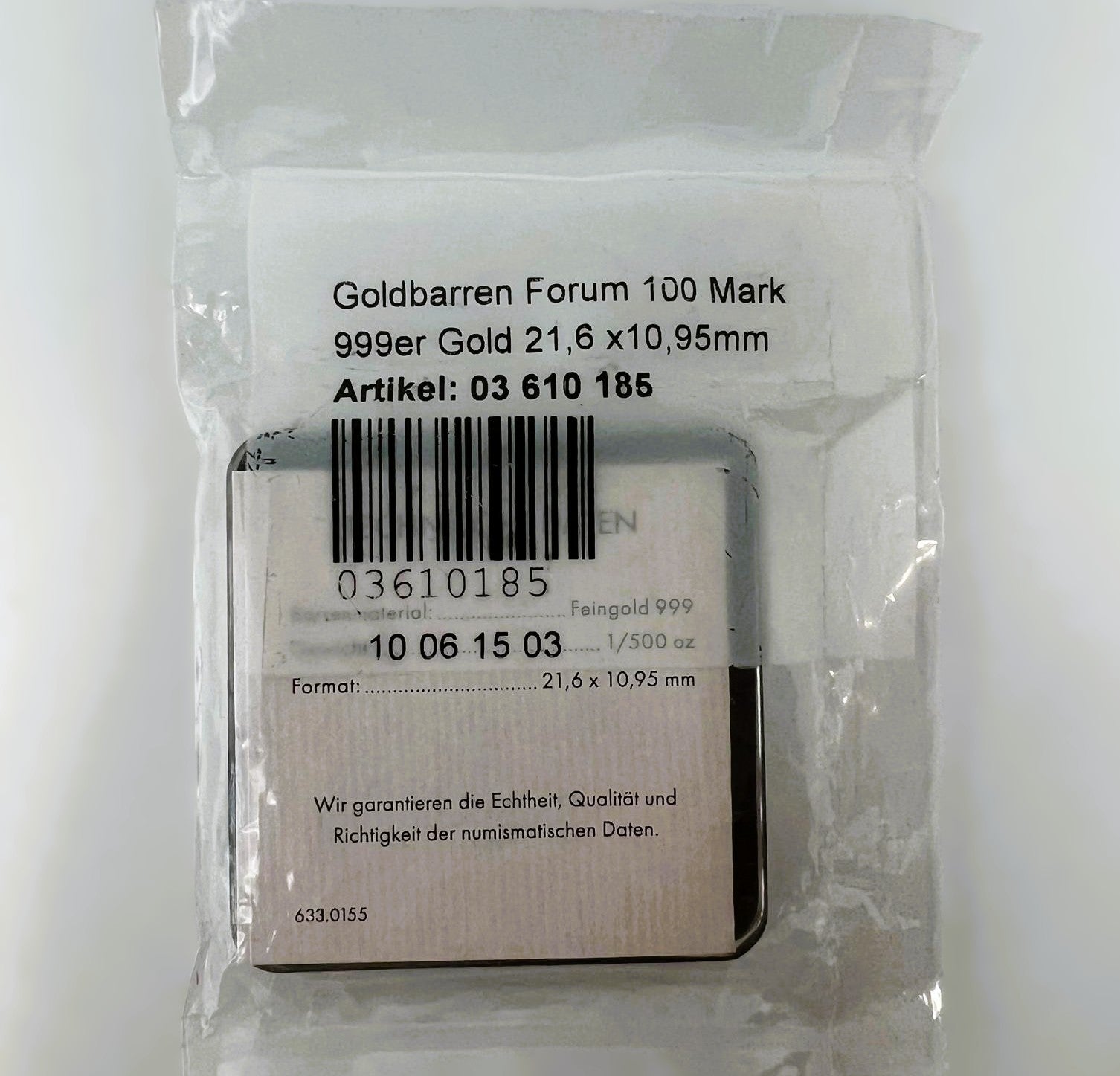 100 Mark Goldbarren