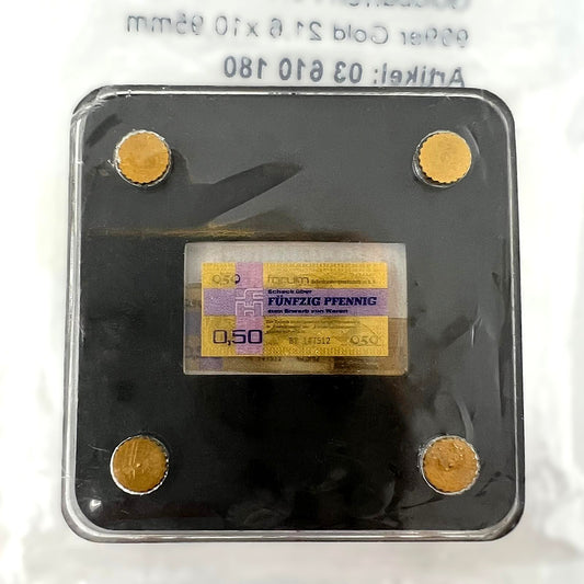 50 Pfennig Goldbarren 