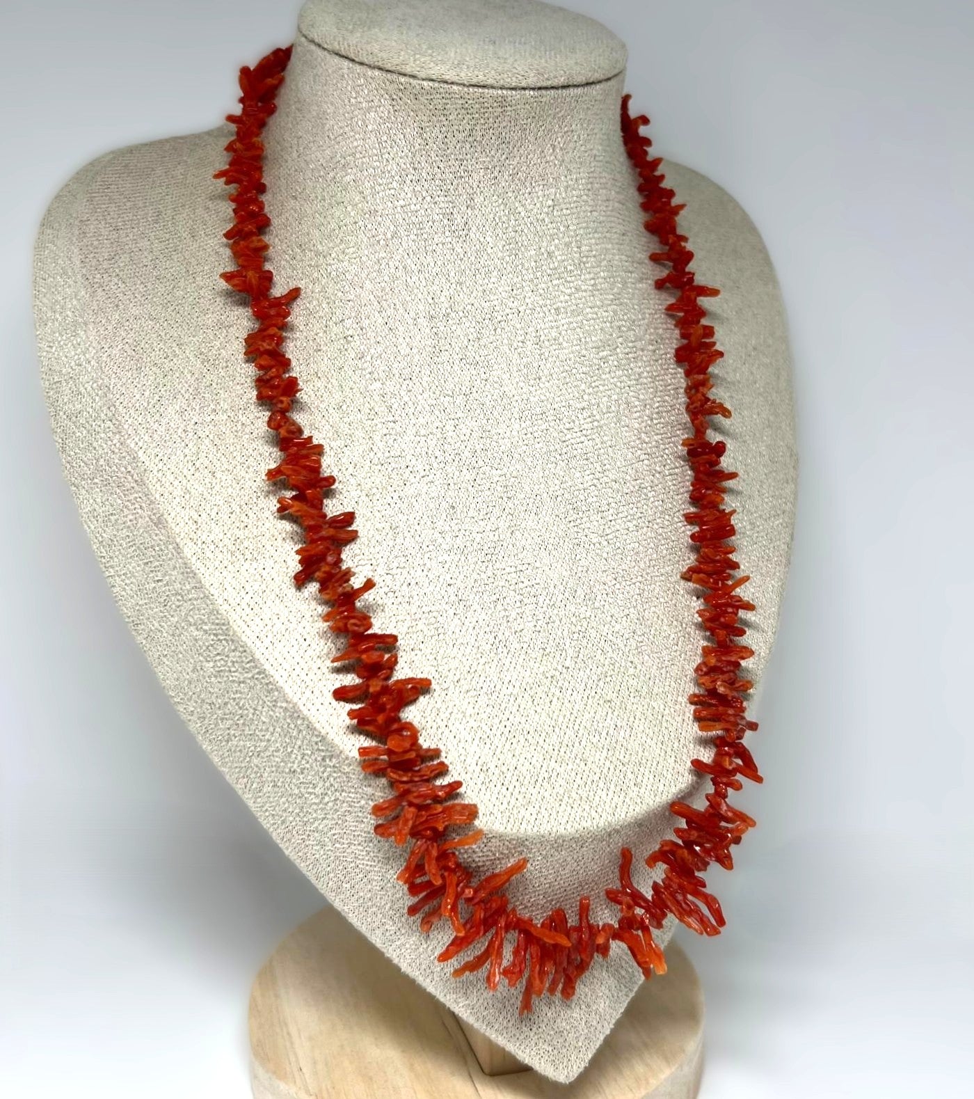 Vintage Art-Deco-Astkorallenkette