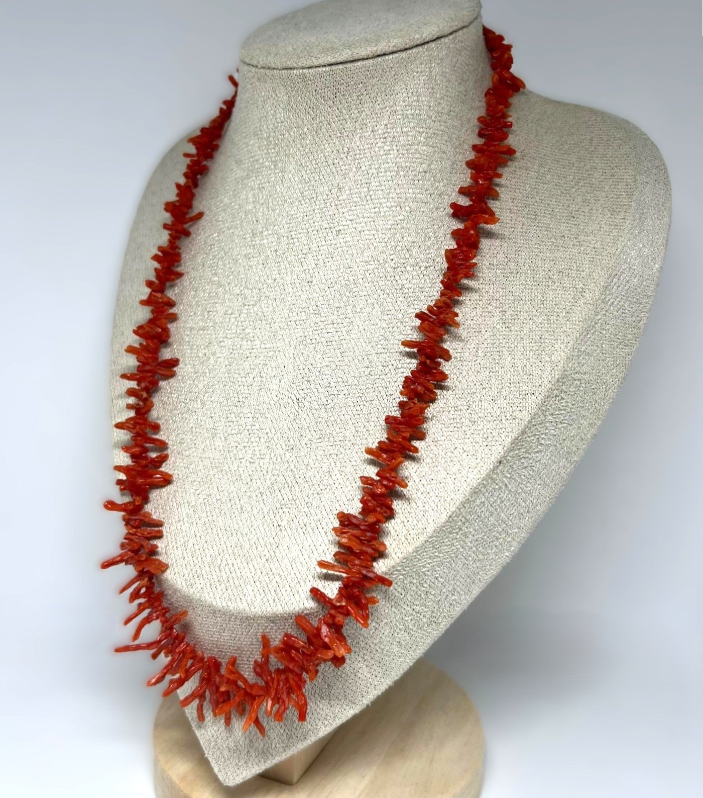 Vintage Art-Deco-Astkorallenkette