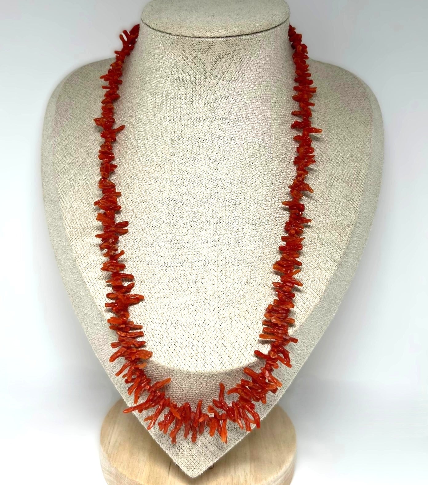 Vintage Art-Deco-Astkorallenkette