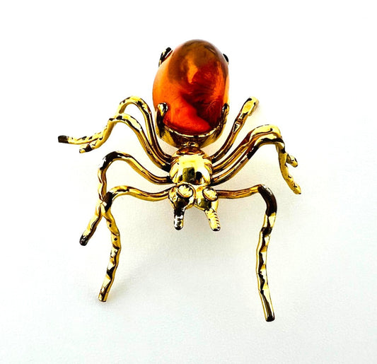 Vintage Bernstein-Brosche Spinne