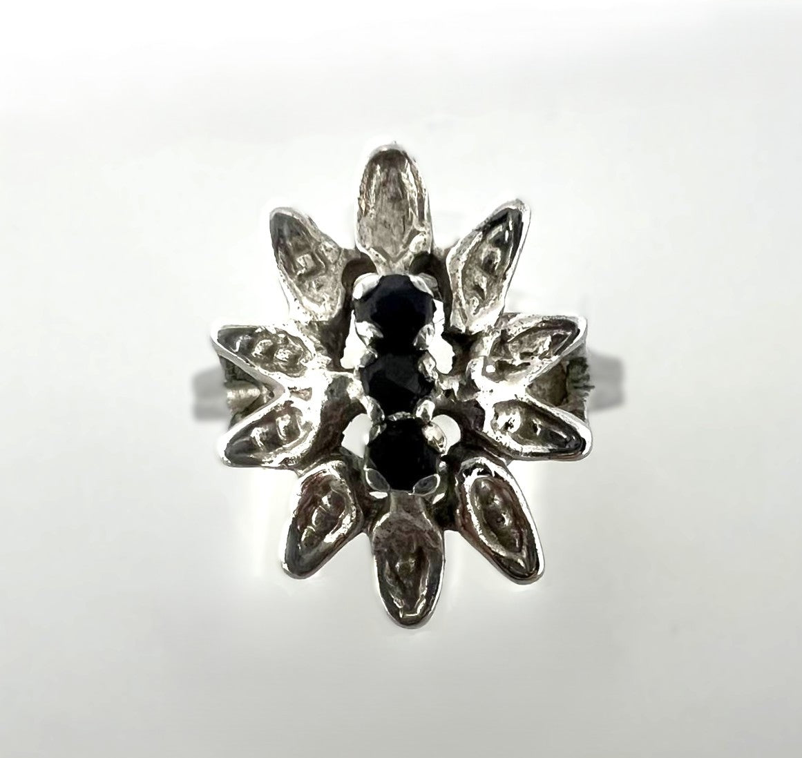 Art-Deco-Ring aus 835er Silber