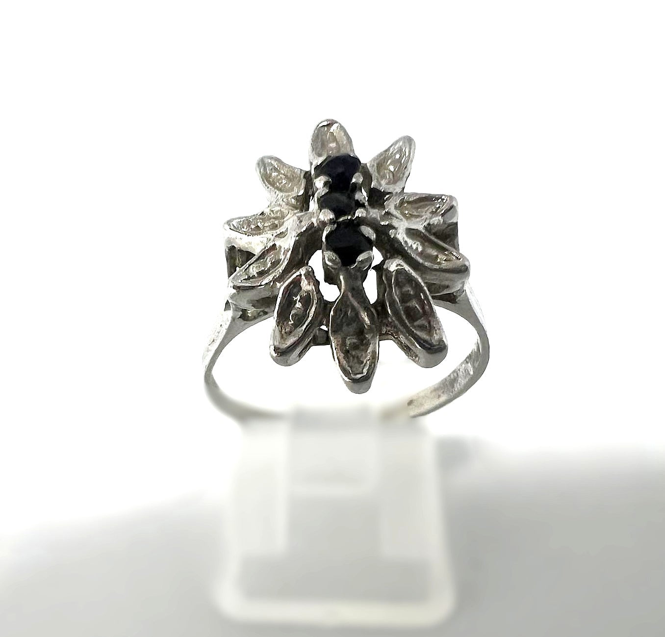 Art-Deco-Ring aus 835er Silber