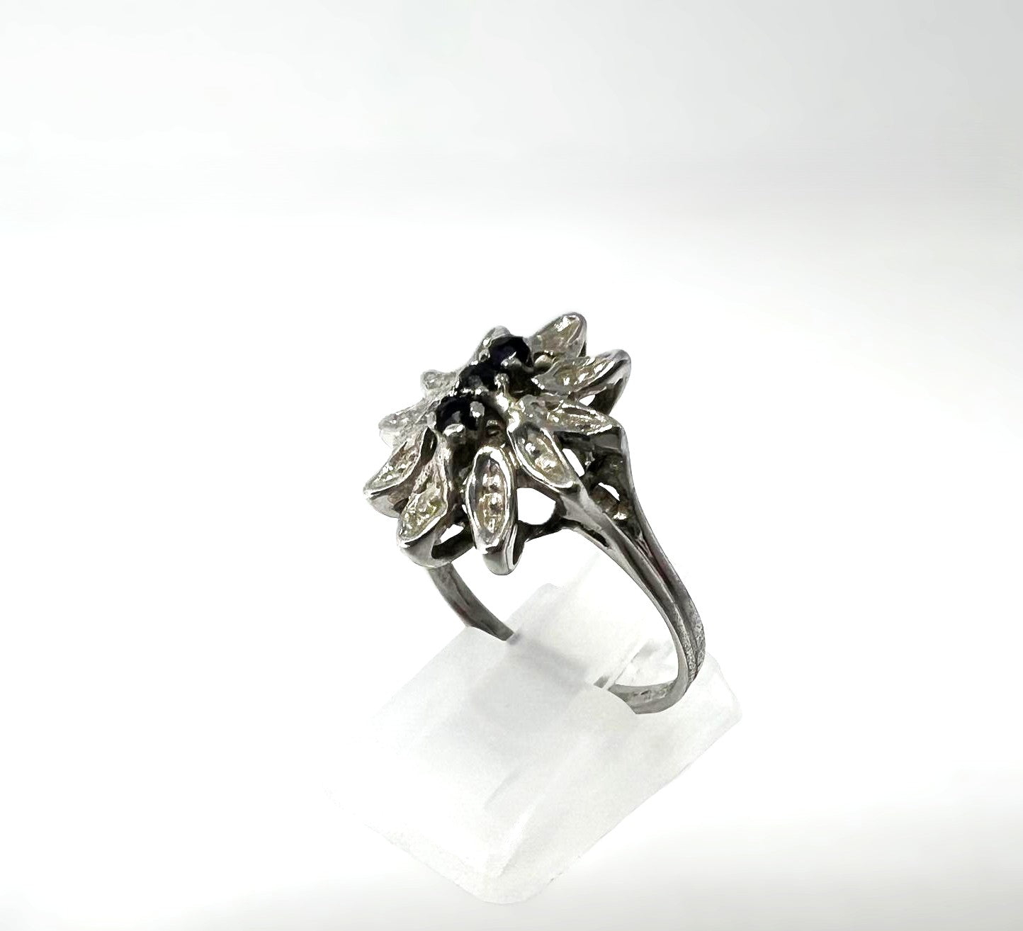 Art-Deco-Ring aus 835er Silber