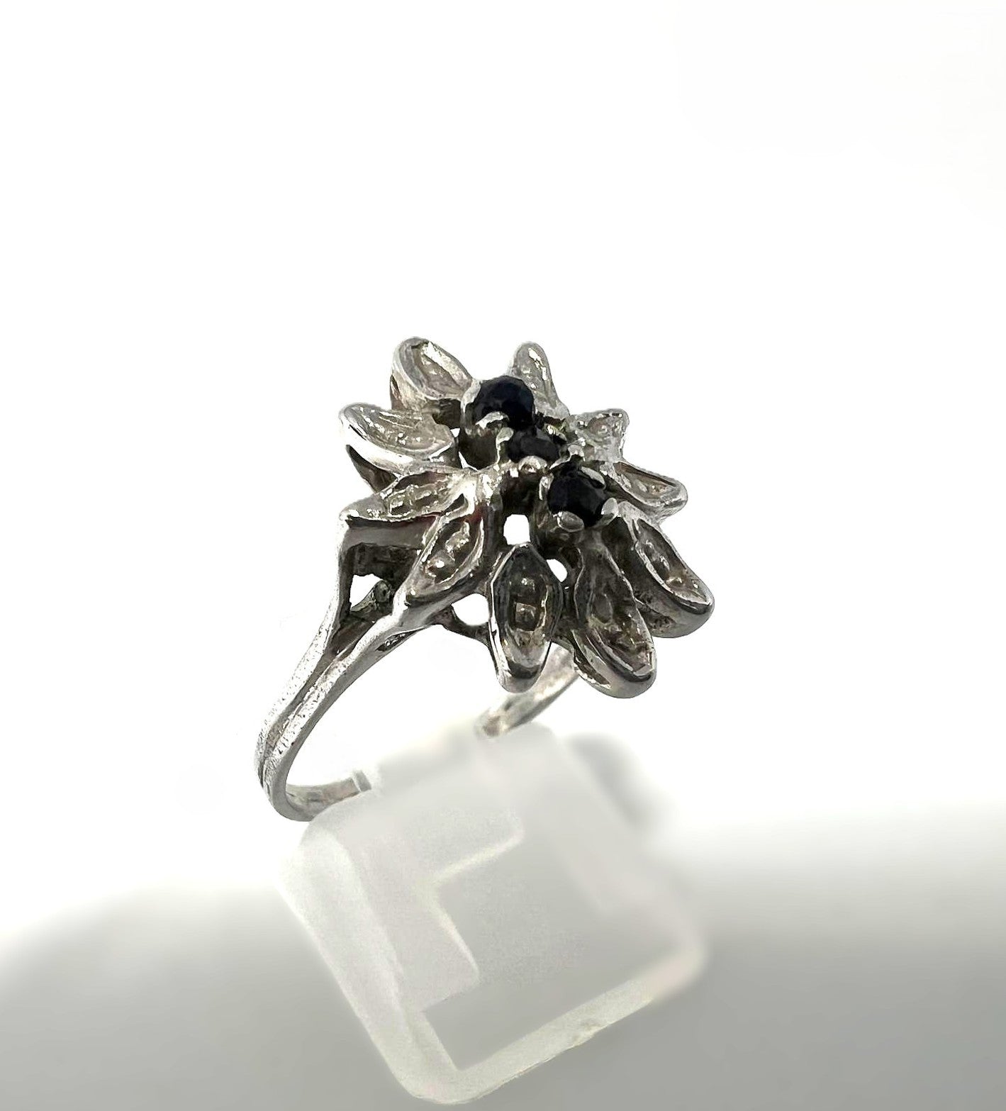 Art-Deco-Ring aus 835er Silber