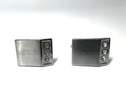 Vintage Manschettenknöpfe mit Strass 