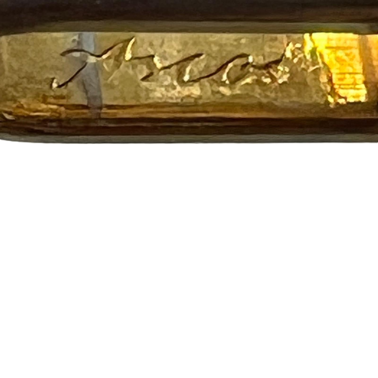 Vintage Manschettenknöpfe mit schwarzem Onyx 