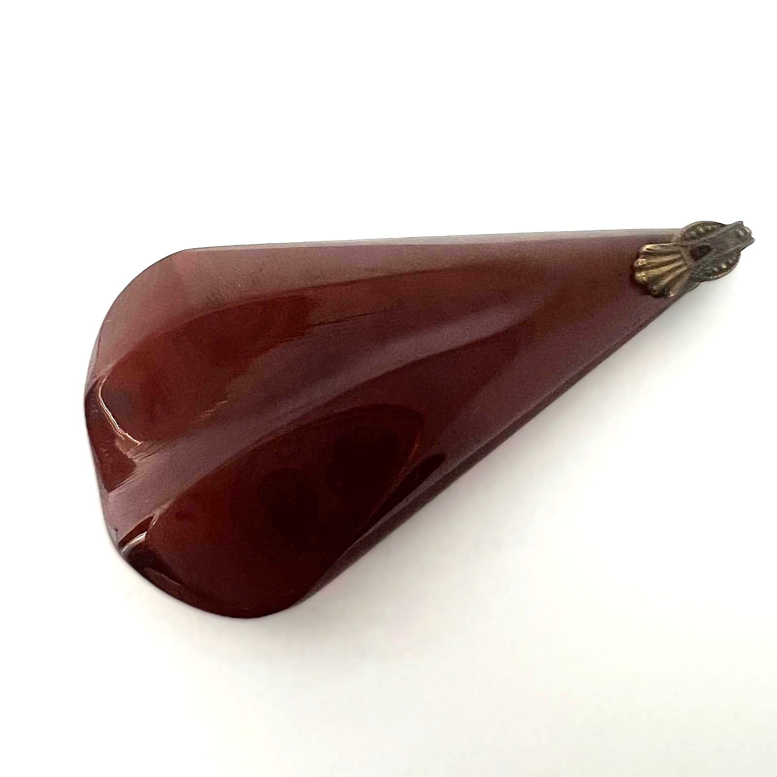 Art Deco Cherry Bakelit/Catalin Anhänger