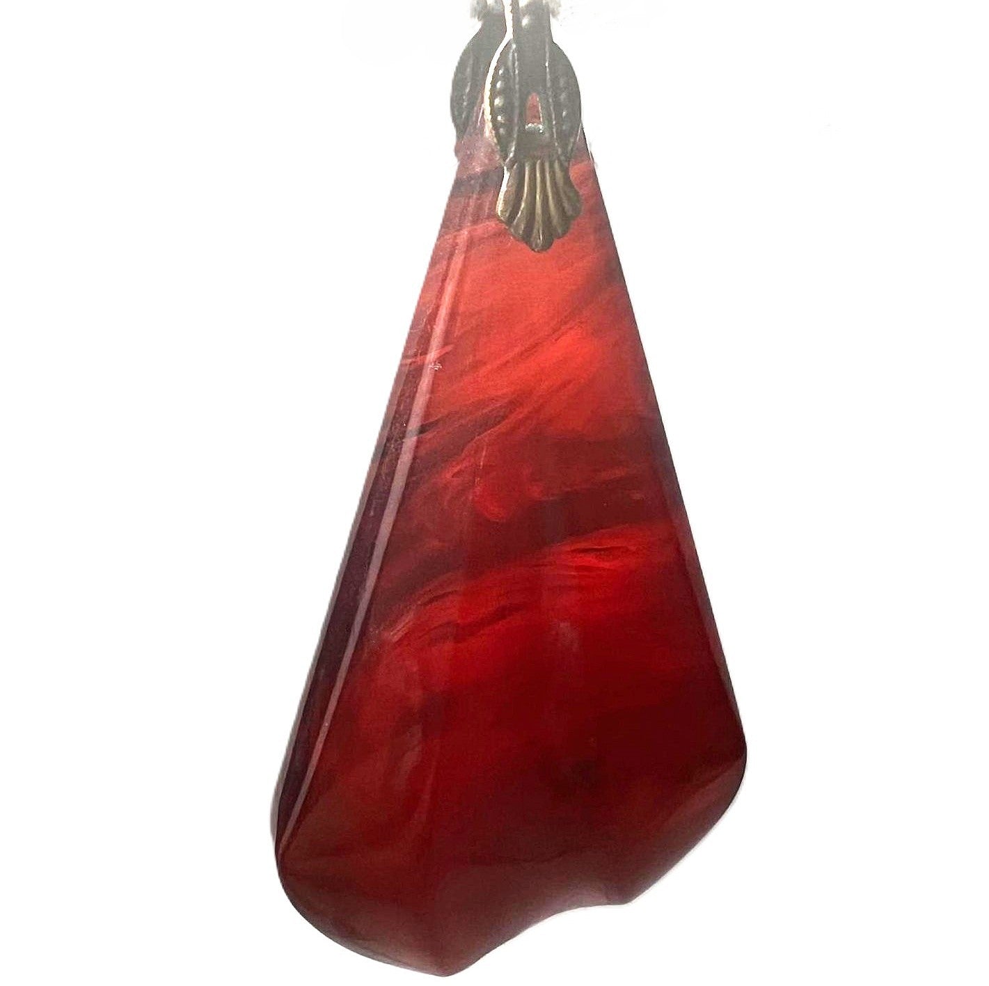 Art Deco Cherry Bakelit/Catalin Anhänger