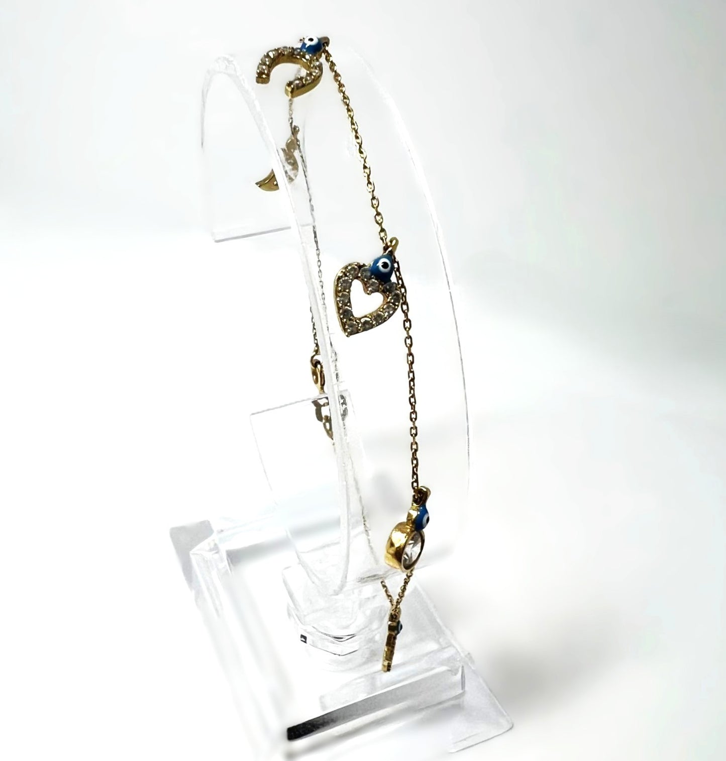 585 Gold Charm-Armband