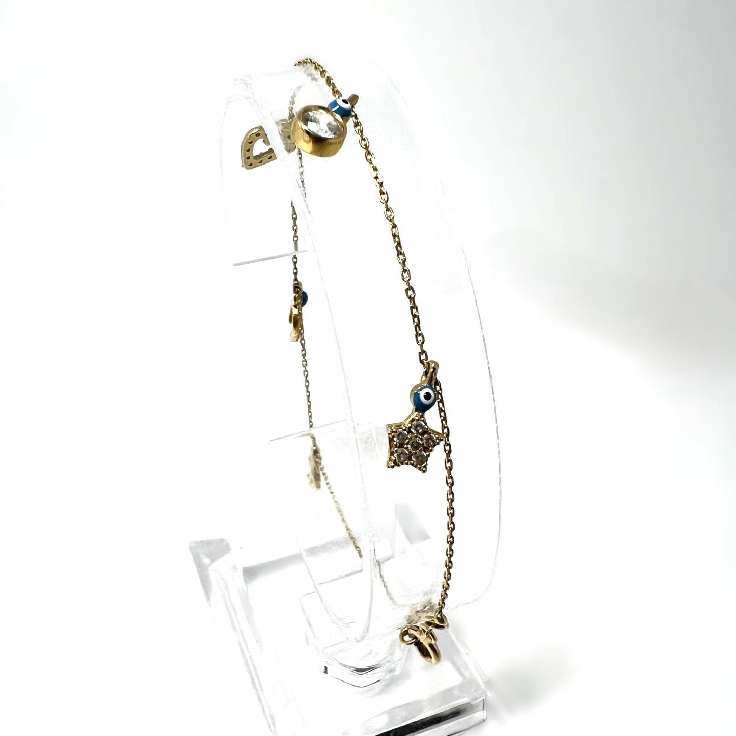 585 Gold Charm-Armband