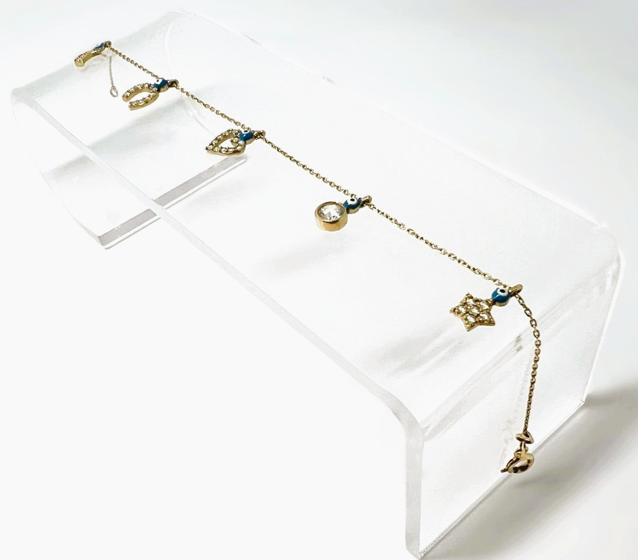 585 Gold Charm-Armband