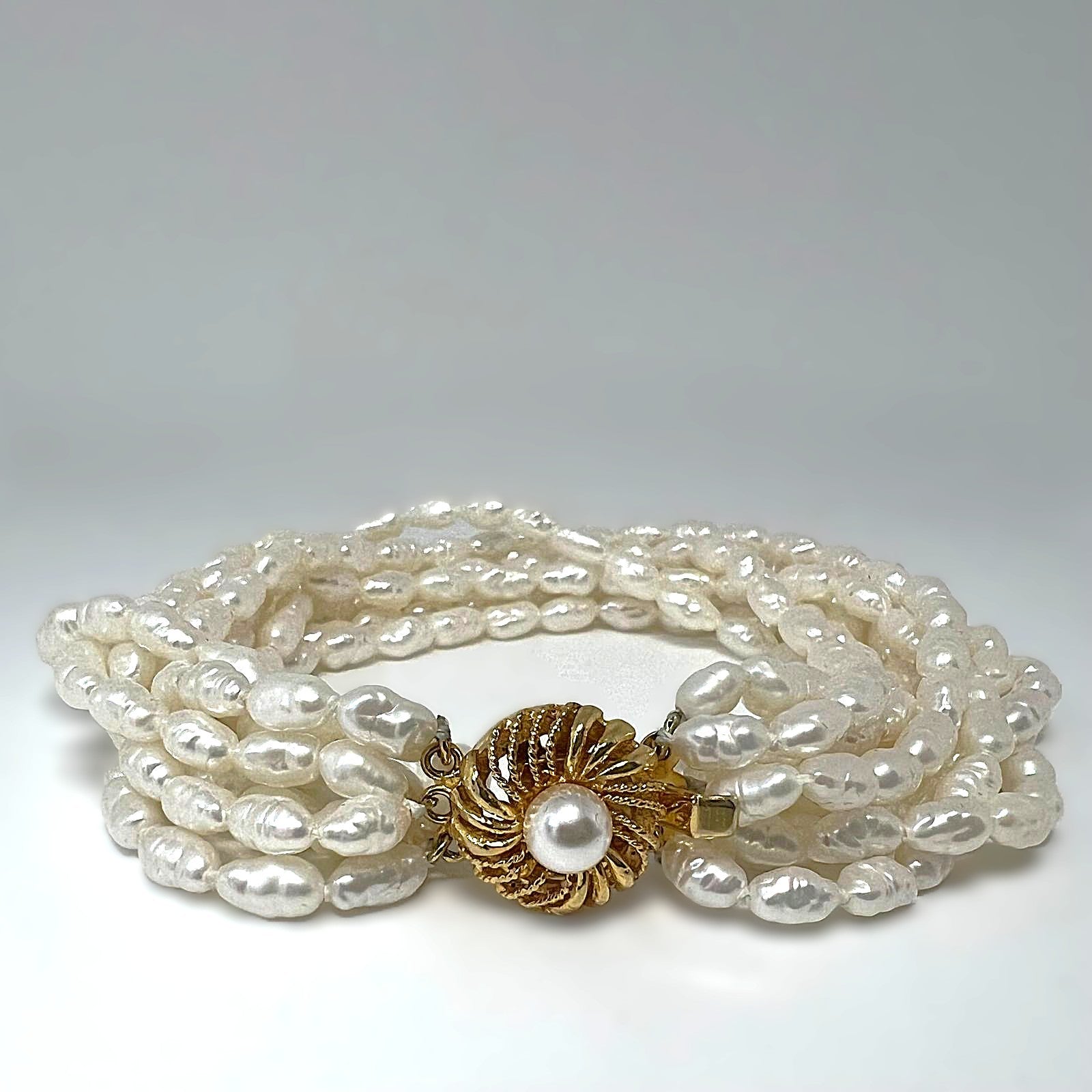 Süßwasserperlen-Armband 