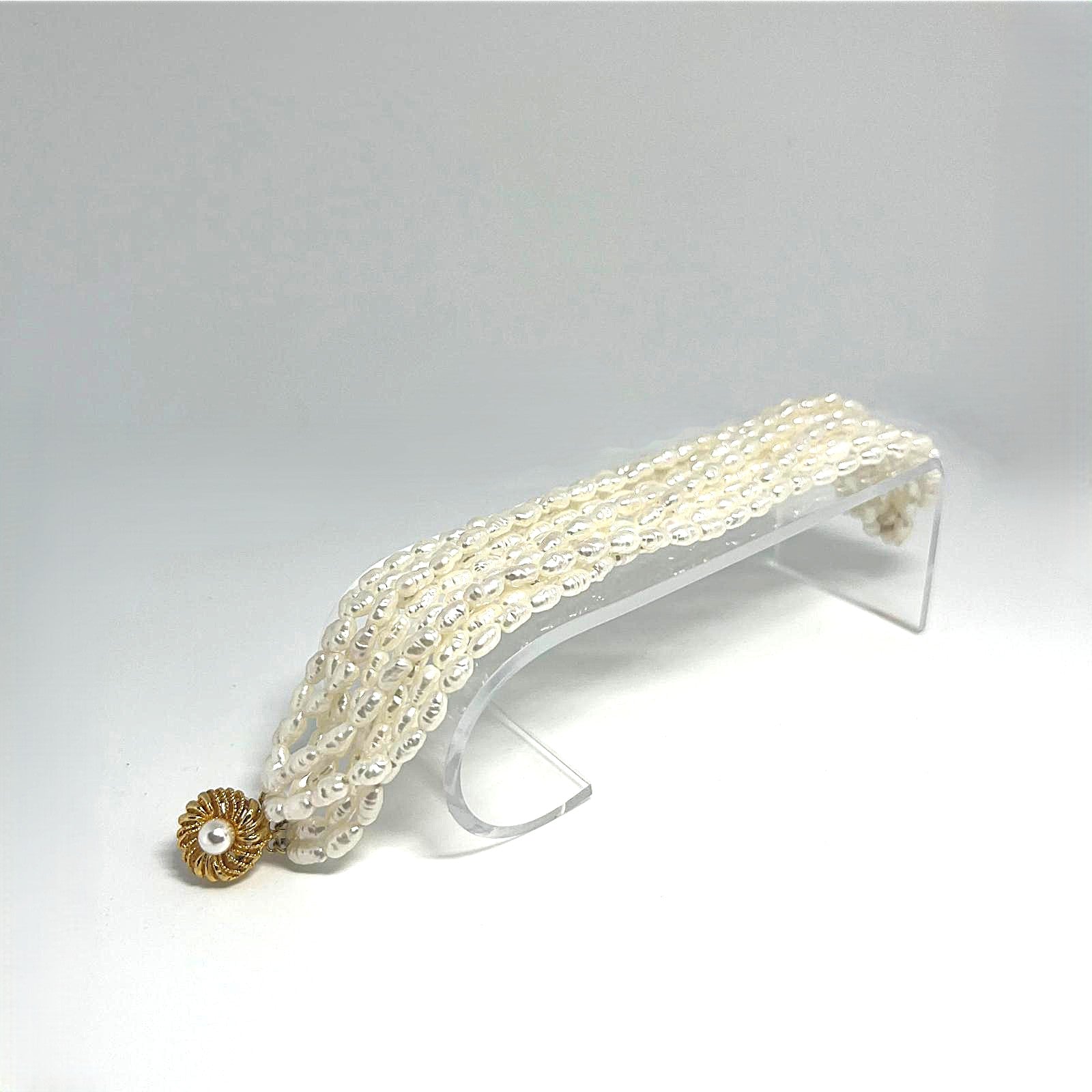Süßwasserperlen-Armband 