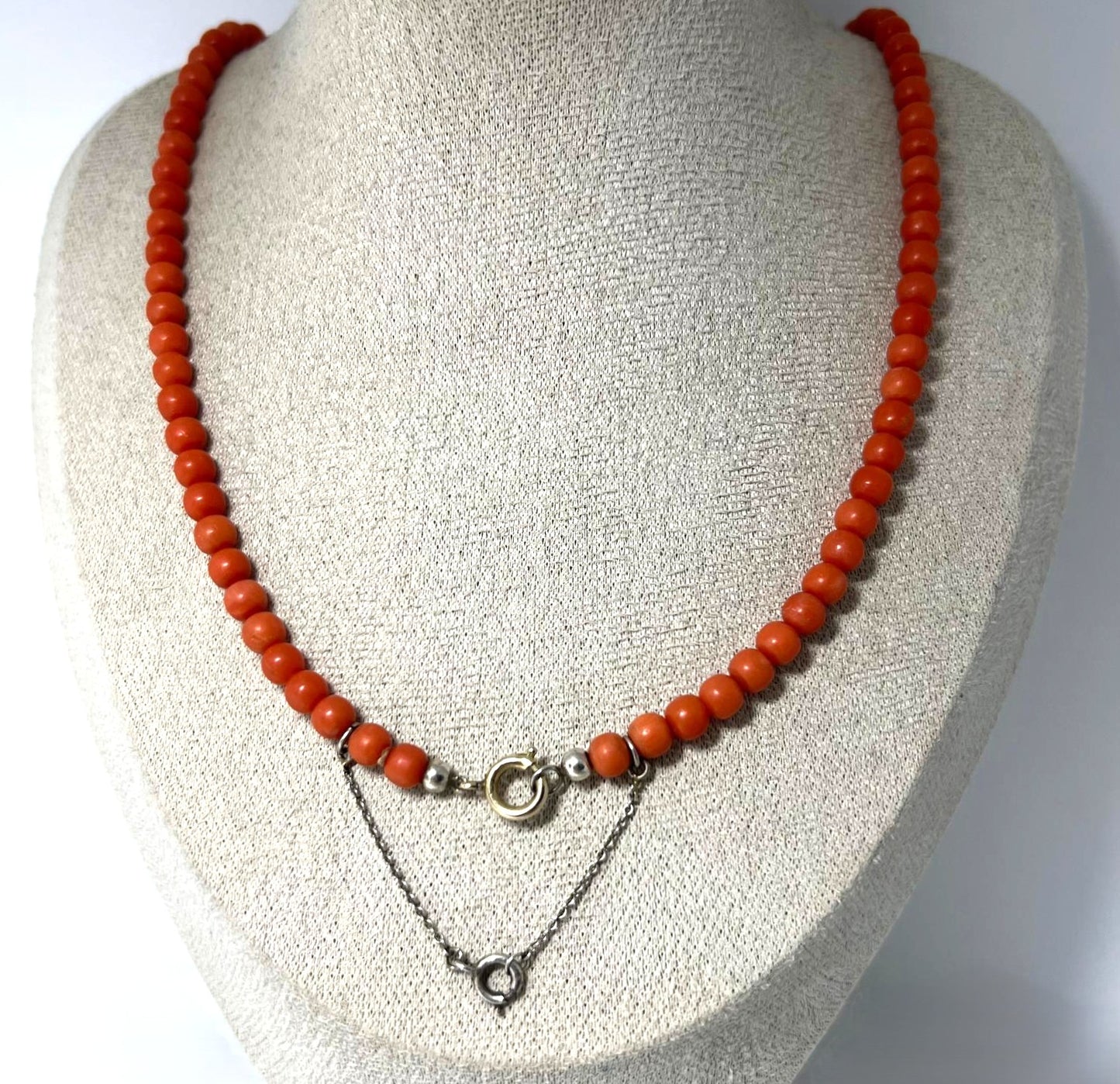Vintage italienische Korallenkette