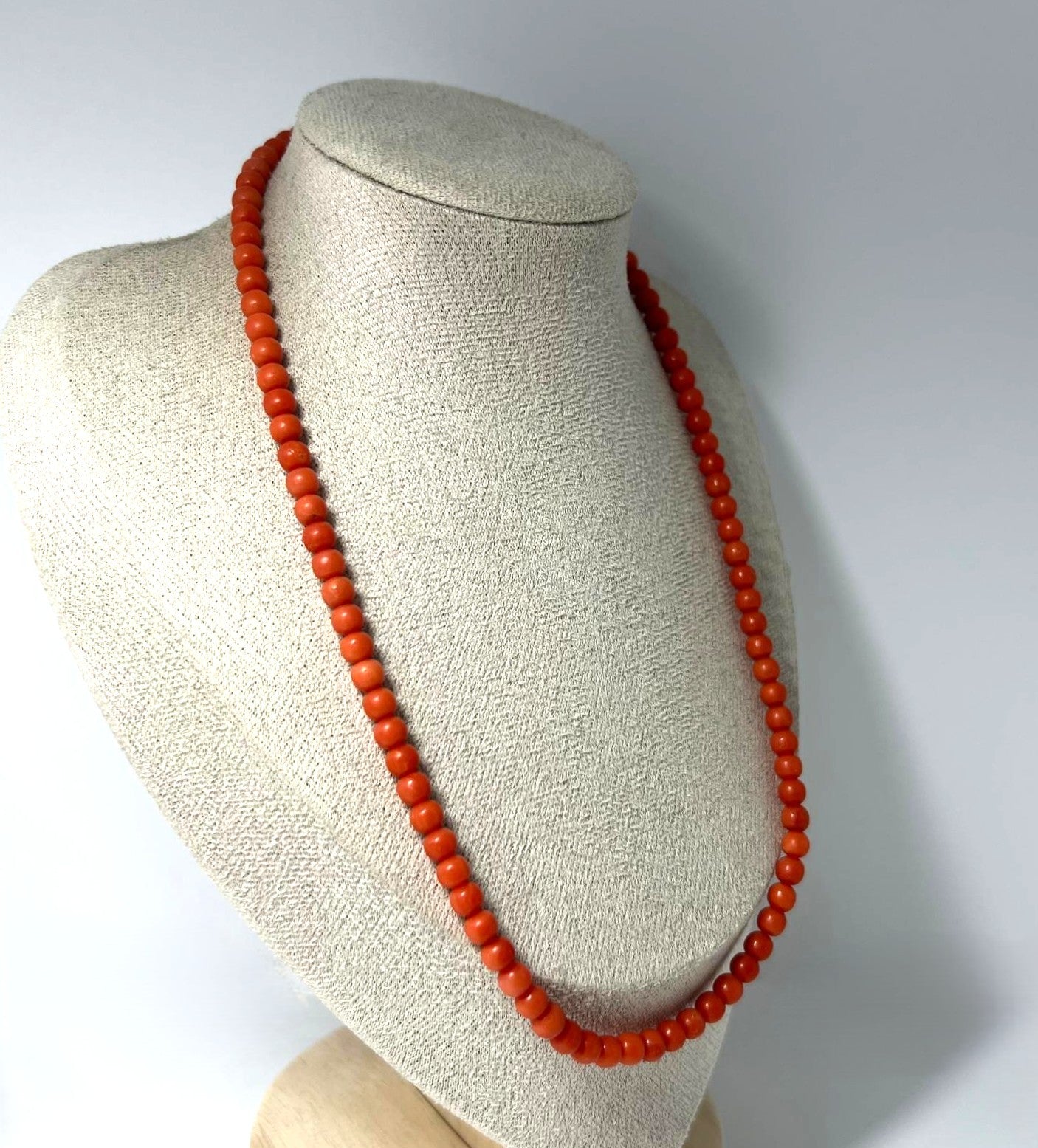 Vintage italienische Korallenkette
