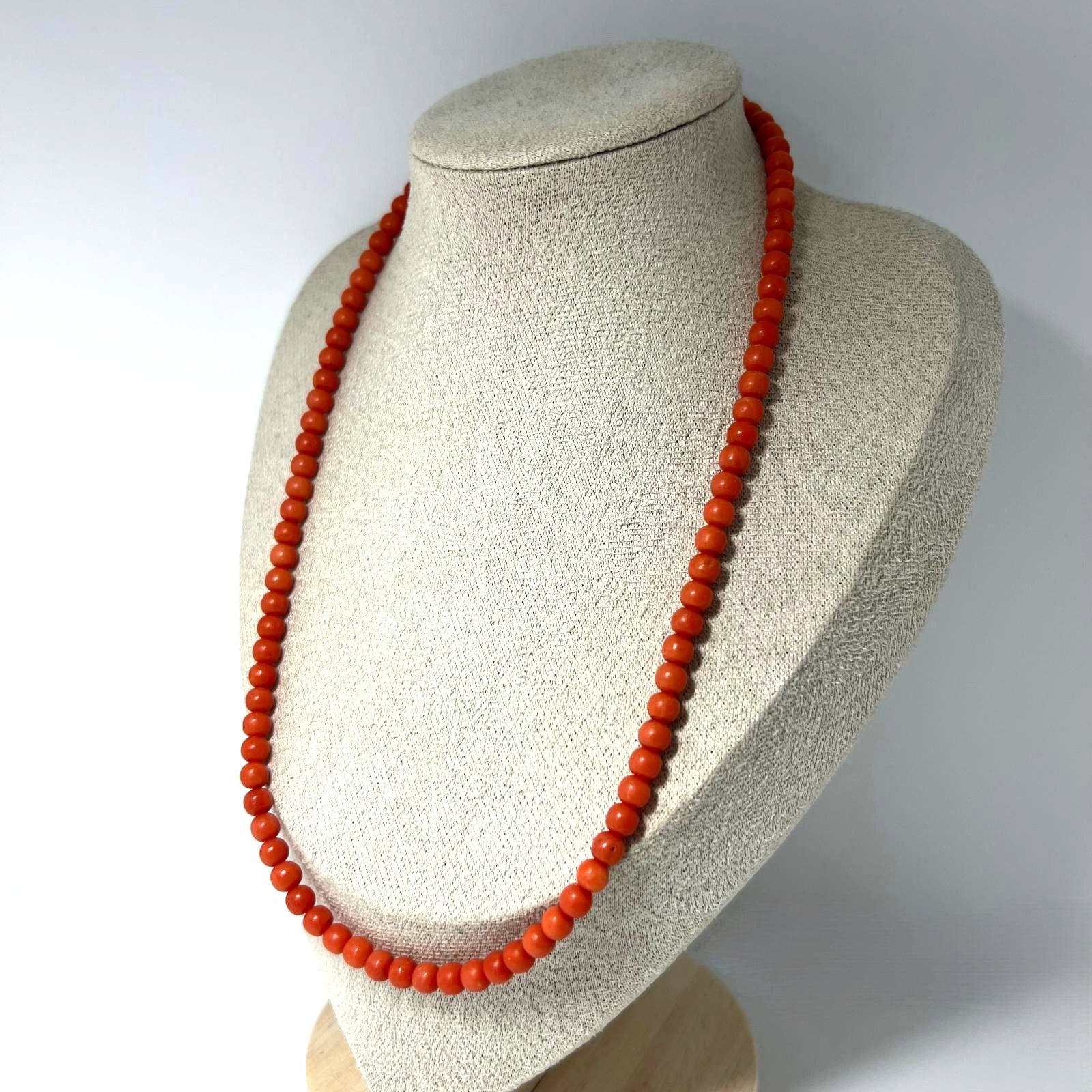 Vintage italienische Korallenkette