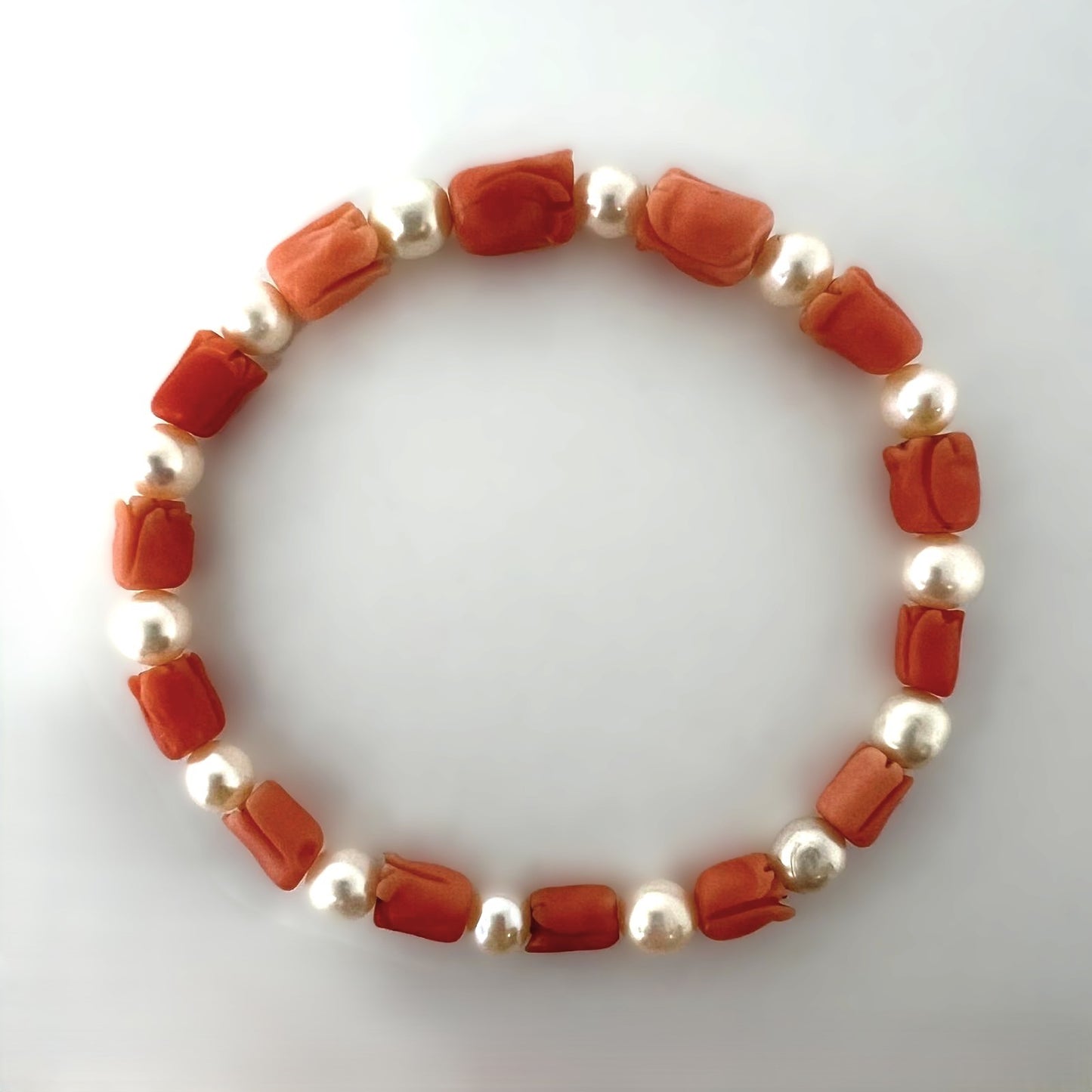  Vintage Korallenarmband 