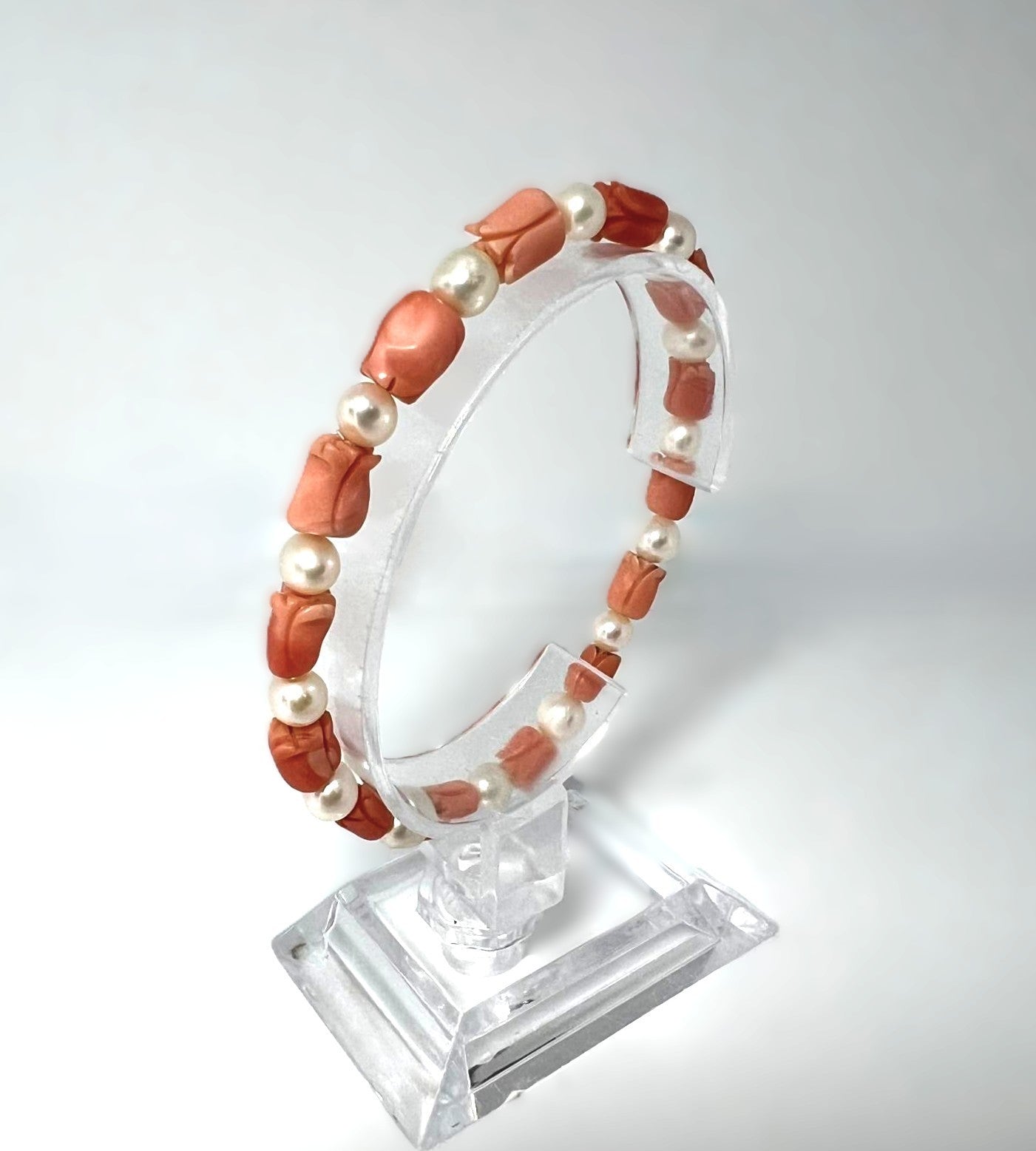  Vintage Korallenarmband 