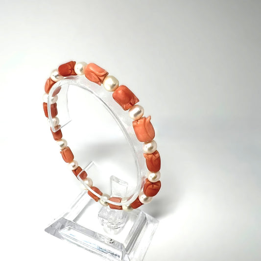  Vintage Korallenarmband 