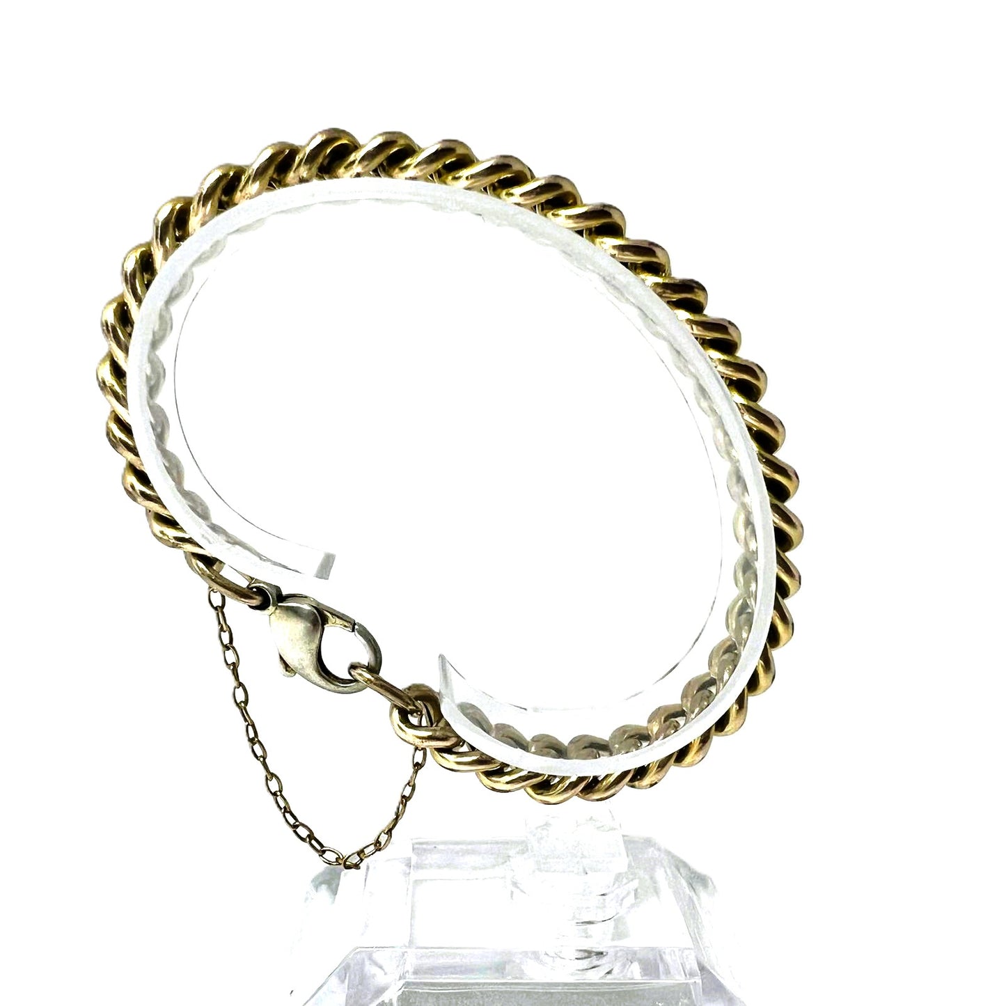 Vintage 925 Silber Panzerarmband 