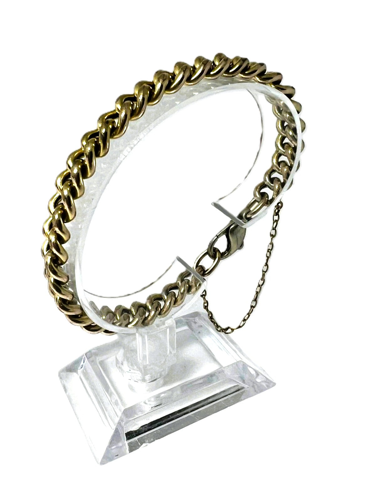 Vintage 925 Silber Panzerarmband 