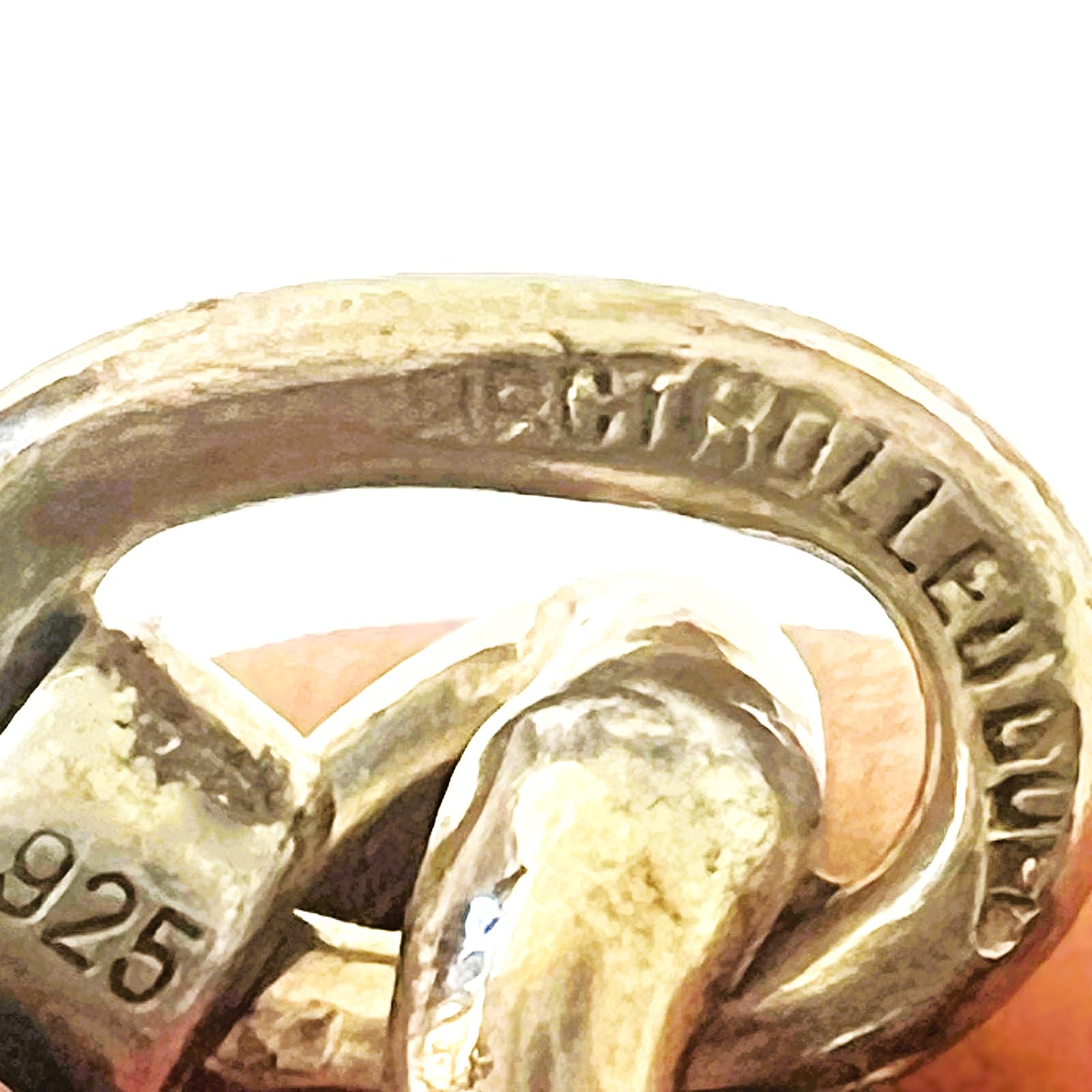Vintage 925 Silber Panzerarmband 