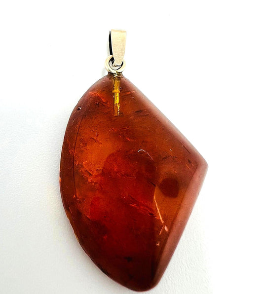 Amber Pendant with 333 Gold