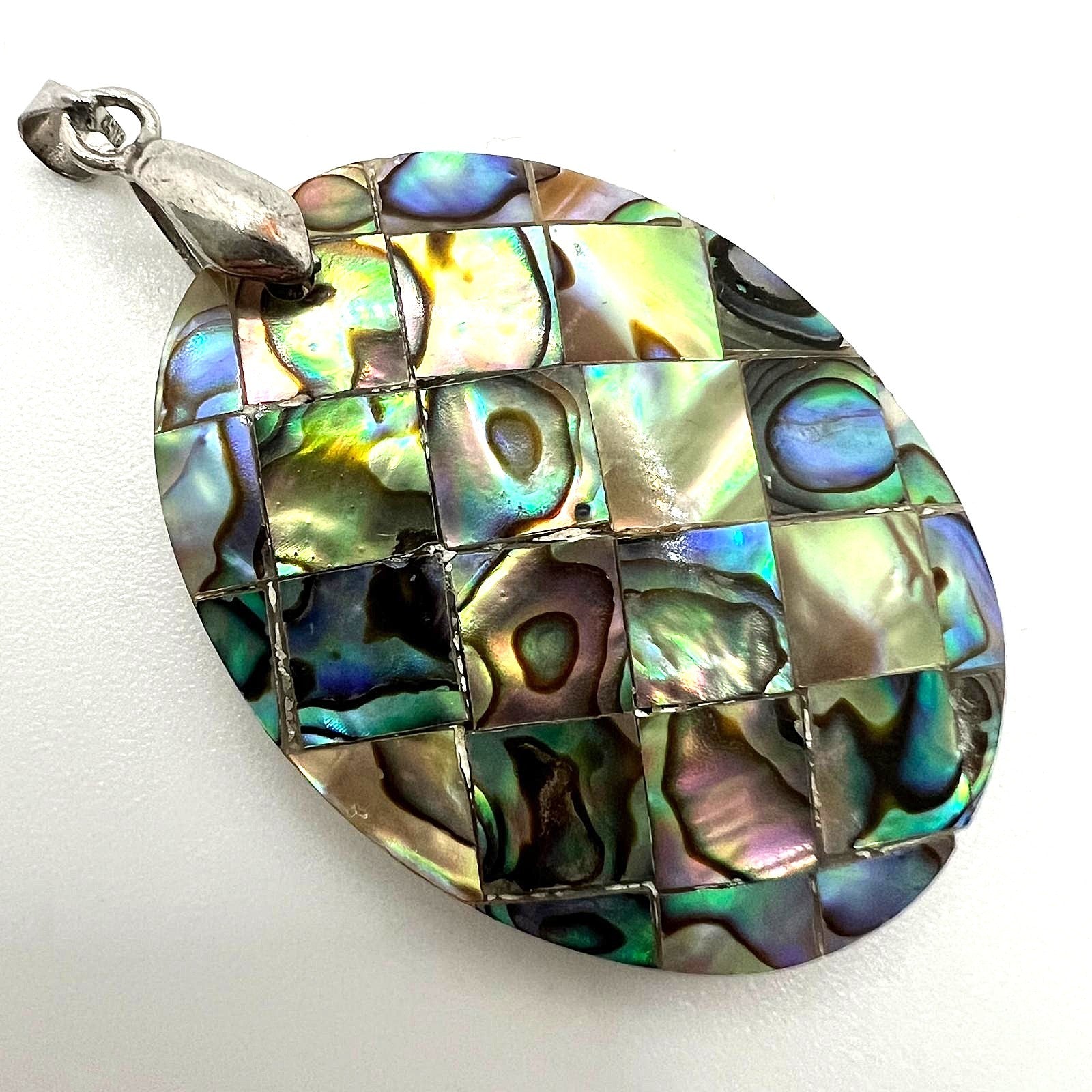 Abalone-Anhänger mit Perlmutt 